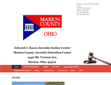 Tablet Screenshot of marioncountyjdc.com